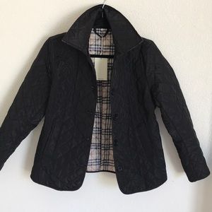 Black quilted jacket S/M